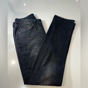 DU/ER Dark Gray/Black Slim Jeans with Stretch